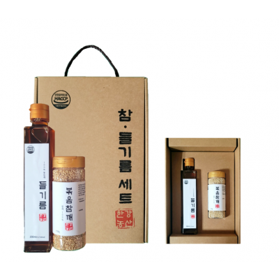 [한강농산] 들기름 2종세트(볶음참깨)